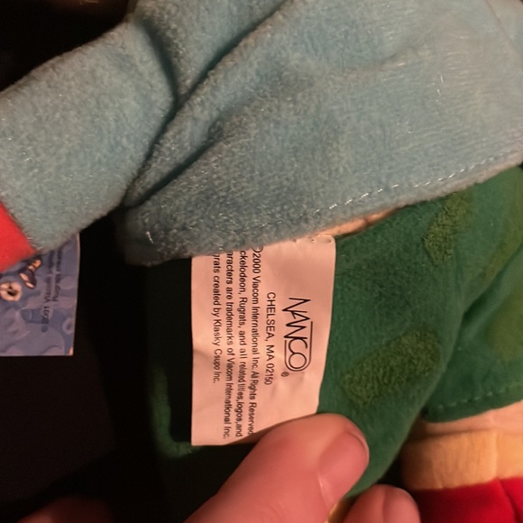 Vintage 2000 Rugrats Chuckie Finster Plush Doll 9” Viacom Nanco - Picture 3 of 4